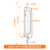 玻璃双层恒压分液漏斗 四氟4F活塞节阀门双层夹套滴液漏斗化学实 25ml 19*19 500ml 24*24