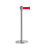 一米线栏杆座警戒线隔离带伸缩带不锈钢银行排队护栏迎宾柱礼宾杆 咖啡色2米线