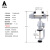 木可西迷你桌虎钳小型家用平口钳台虎钳夹具铝合金万向旋转支架固定台钳 平万向台钳