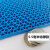 防滑地垫浴室餐厅厨房厕所卫生间镂空商用塑料地毯户外防水防滑垫 蓝色5.5毫米特厚 1.6米宽*2米