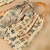 娜梵度（NAFANDU）中国风古风旗袍新中式包包书法汉字手拎帆布包竹节包 白色千字丝巾发簪