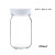 ASONE 广口玻璃瓶透明样品试剂大口瓶带内盖50/100/250/500mlASONE 200ml