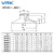威尔克VRK ZP系列带卡环扣环真空吸盘机械手工业气动硅胶配件ZP吸盘 ZP-10CS 硅胶 