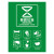 新国标分类垃圾桶可回收其他垃圾标志贴纸 18*24cm绿色易腐贴纸