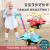 跃越（yueyue）儿童推推乐学步车玩具防滑手推车飞机模型0-1岁宝 超大红色旋转+天窗+响铃