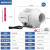 奥克斯排气扇管道风机强力排风扇厨房家用轴流换气扇卫生间抽风机 4寸(双速)接管100-125mm--送配件