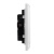 ABB五孔开关插座面板abb五孔USB插座 德逸白色套餐 空白面板（金）