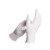 超净丨9寸5.0g真空包装百级净化白色丁腈手套（50双）；M