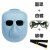 澳颜莱电焊面罩焊工眼镜防护专用头戴式氩弧焊烧焊护脸防烤面具焊帽 灰镜10个送一个绑带(不含面具)