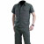 出极 夏季薄款工作服套装 劳保服 藏蓝色棉半袖2兜套装 单位：套  175（120-140斤） 