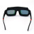 金固牢 KCAA-410 电焊眼镜 焊工眼镜专用墨镜工业防护防强光防激光防打眼护目镜 墨绿色