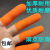 乳胶手指套防护劳保耐磨加厚防滑橡胶护指套一次性纹绣手指保护套 橙色麻点防滑10只中号M
