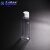 塑料透明大口圆瓶方瓶透明直身瓶PET透明小口瓶样品瓶聚酯留样瓶 透明方瓶80ml10个