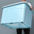 透明收纳箱玩具杂物收纳盒衣服整理盒塑料带轮ZTT-9104  50L 蓝色