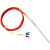 PT100针形热电阻 级温度传感器探测器刺入式PT1000硅橡胶导线 PT100-4*50-3米线