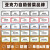 力自助餐饭店菜品食物名称展示牌酒店西餐火锅菜名标识贴定制 亚克力材质（双面1+1MM） 8x4.8cm