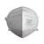 太行优护TH2210 KN95折叠口罩 防雾霾防颗粒白色立体式50个/盒 头戴环保装 