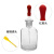 玻璃滴瓶30ml60ml125ml250ml白滴瓶棕色滴瓶茶滴瓶带滴管红皮头全 125ml白滴瓶(10个)
