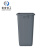 米奇特工 无盖垃圾桶大号厨房长方形工业塑料垃圾箱 灰色（其他垃圾） 40L无盖