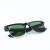 烧电焊眼镜玻璃透明平光防打眼防强光弧光劳保防护眼镜男焊工专用 J01墨绿护目镜
