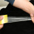 透明胶带机用1000米快递封箱打包黄色超大卷封口加厚胶纸高粘胶布 透明宽4.2厚4.0 5卷 透明宽4.2