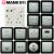 曼科（MANK）30A全规格开关面板86型电源面板五孔多 安 国标多用插一开12孔白色