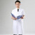 白大褂短袖长袖女夏季男医生实验室服化学护士药店工作服松紧 男士短袖 XL