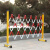 玻璃钢绝缘伸缩管式围栏电力安全施工围挡可移动护栏幼儿园隔离栏 不锈钢 高12米*25米 不锈钢