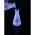 塑料三角烧瓶PP锥形瓶广口塑料摇瓶50 100 250ml带盖实验室瓶子工业品 zx直口带盖50ml