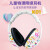 EARMOR耳魔K01儿童物理隔音降噪耳罩NRR23 2-3-4-6岁幼儿噪声防护耳机 粉蓝 无规格
