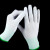 手套劳保耐磨工作防滑pu涂掌男女白色薄款尼龙带胶SIZE涂指定做 PU涂指手套(独立包装) S
