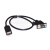 FTDI USB转DB15 三排15针公头 适用VAT蝶阀控制器RS232串口通讯线 黑色 1.8m