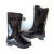橡胶雨鞋老式黑色工矿靴男女水鞋中筒厚底雨靴消防防汛 泰特力PVC高筒 43
