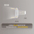 松下（Panasonic）防眩筒灯嵌入式高显色金属铝客厅筒灯 5瓦6500K 开孔75-80mm