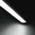 龙代（longdai）LED灯管 一体化净化灯日光灯防尘工厂车间照明灯 弧形款20W/0.6米/白光 1盏
