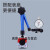 上海迷你百分表一套测头内径量表高精度校表小表盘0-3/5表盘42mm 双杆大表座