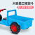 新款电动拖拉机儿童可坐人小男孩宝宝手扶双人遥控玩具车四轮汽车 豪华红色+皮座+双驱12V10A电瓶+ 双驱动