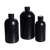 黑色小口塑料瓶密封瓶包装瓶化工试剂瓶避光瓶遮光瓶带内盖250ml 500ml 1000ml带刻度无刻 1000ml 带刻度5个