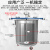 IBC吨桶气动搅拌机1000L油漆涂料横板式工业化工搅拌器高速分散机 伸缩叶轮15x250mm