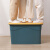 凡高（VENGO）收纳箱 加厚塑料整理箱衣物储物箱带滑轮 超大号200L 橘黄色