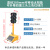 太阳能红绿灯可移动交通讯号灯驾校场地LED手推升降式户外路障灯 200四面三头可升降