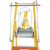 锢隆机 玻璃钢纤维平台梯电工程专用带扶手登高安全施工可折叠人字梯 7步梯加厚平台高度198CM 1套