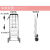 铝合金购物车手推买菜小拉车可折叠家用便携爬楼梯老人拉杆不锈钢 加粗 2轮小号轴承轮