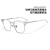 APRILAPRIL &CARVEN联名PRISM手工板材透明方框光学镜男女可配近视眼镜