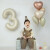 ONEVAN生日数字气球女孩男孩宝宝周岁百天儿童生日场景布置爱心气球 5色爱心气球-送白色丝带