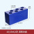 铝制冰盒24孔60孔96孔低温配液恒温模块金属离心管低温冰盒 10/15ml6孔
