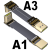 定制ADT标准型HDMI2.0公对公延长线 支持2K/144hz 4K/60Hz 弯适配 定制A1-A3适配 定制3cm适配