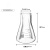实验器材锥形瓶带塞玻璃三角烧瓶烧杯化学实验器材锥形瓶带塞50/150/250/500/1000ml 直口三角瓶50ml