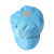 安美尚（ams）AMS101 鸭舌帽条纹防尘帽蓝色 均码 1个（ 50个/包起订）