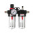 空压机气动油水分离器空气减压阀气泵过滤器气源处理器二联件Z BFC4000(二联件) (4分螺纹接口